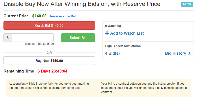 BidScenarios