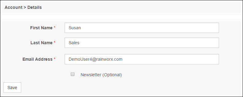 Account Details