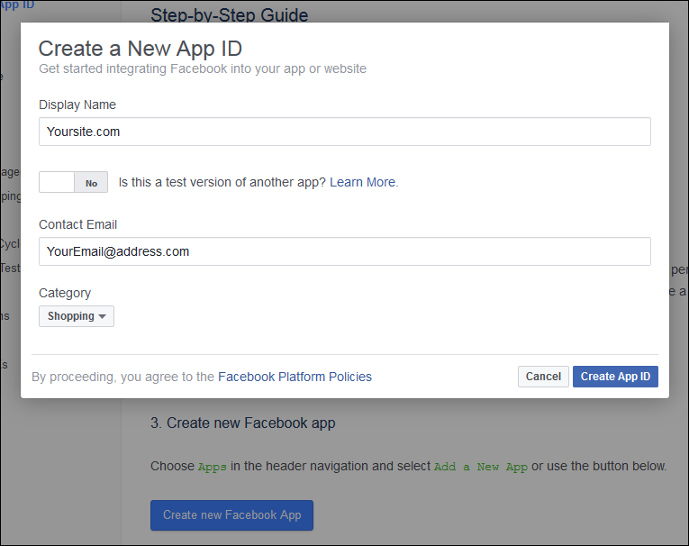 Facebook Authentication