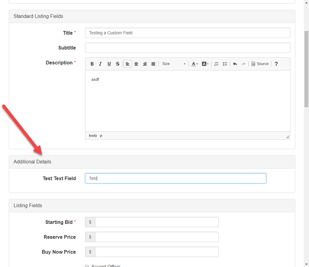 ACP Listing Custom Field Tut