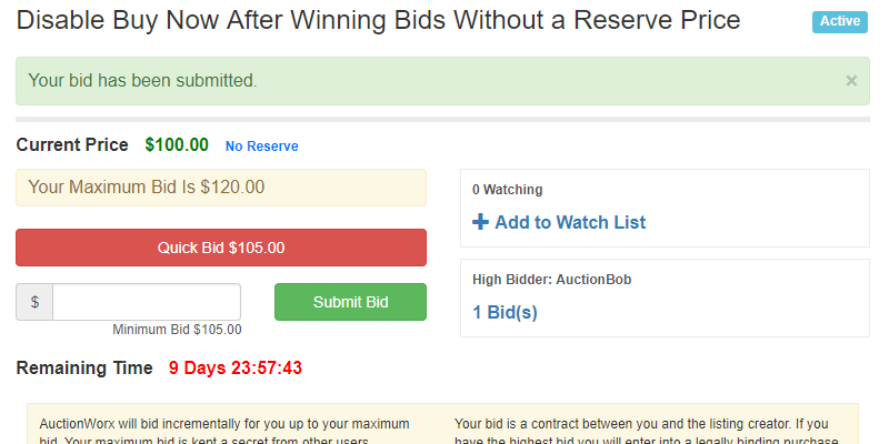 BidScenarios