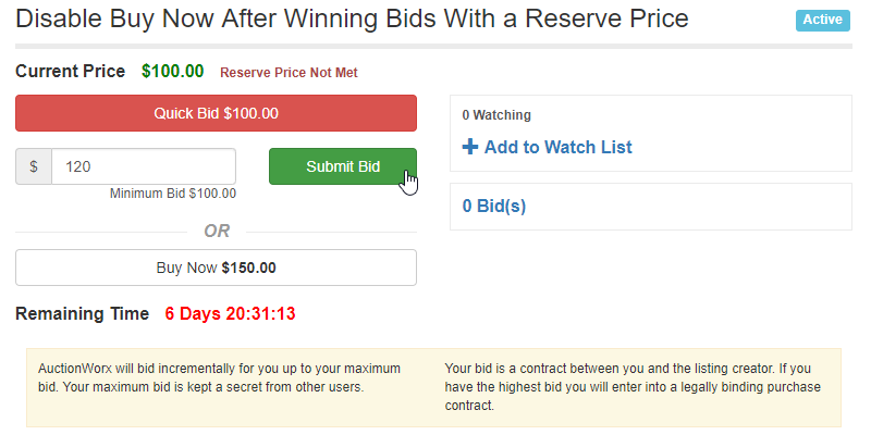 BidScenarios