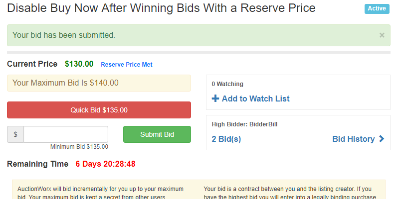 BidScenarios