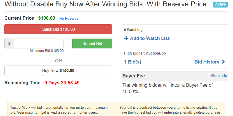 BidScenarios