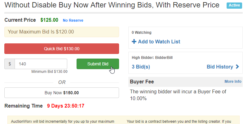 BidScenarios