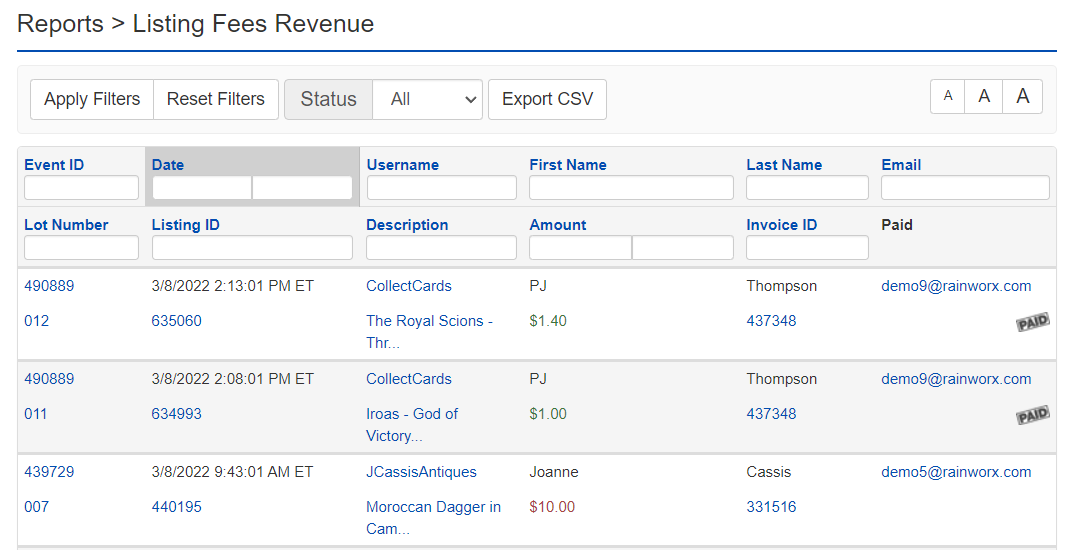 ACP Rpt ListingRev