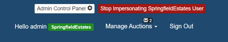 ACP User Management Impersonate