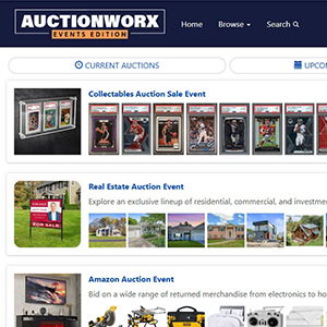 online auction software main demo