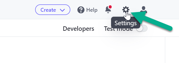 Stripe Dashboard Settings
