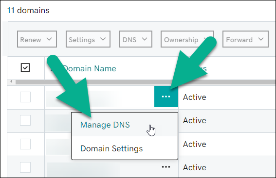 Manage DNS