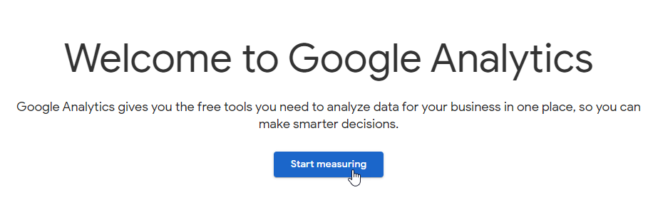 Start measuring