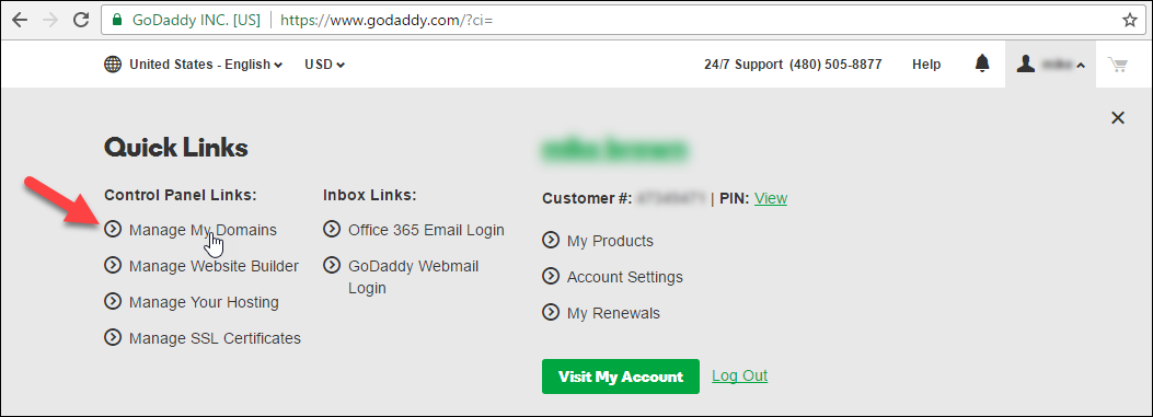Manage My Domains