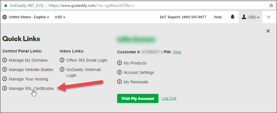Manage SSL Certificates