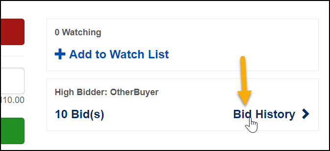 Bid History link