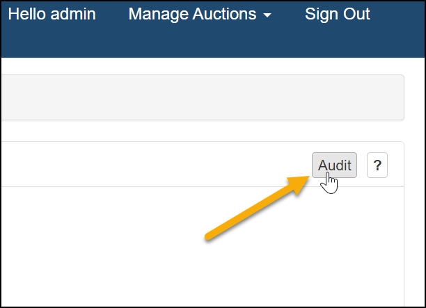 Audit button at the top right