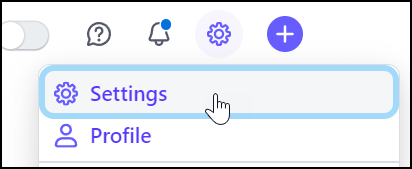 Settings page on the Stripe Dashboard