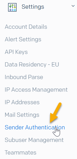 Authenticate your sending domain